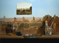 Exposition de peintures et trompe-l’oeil